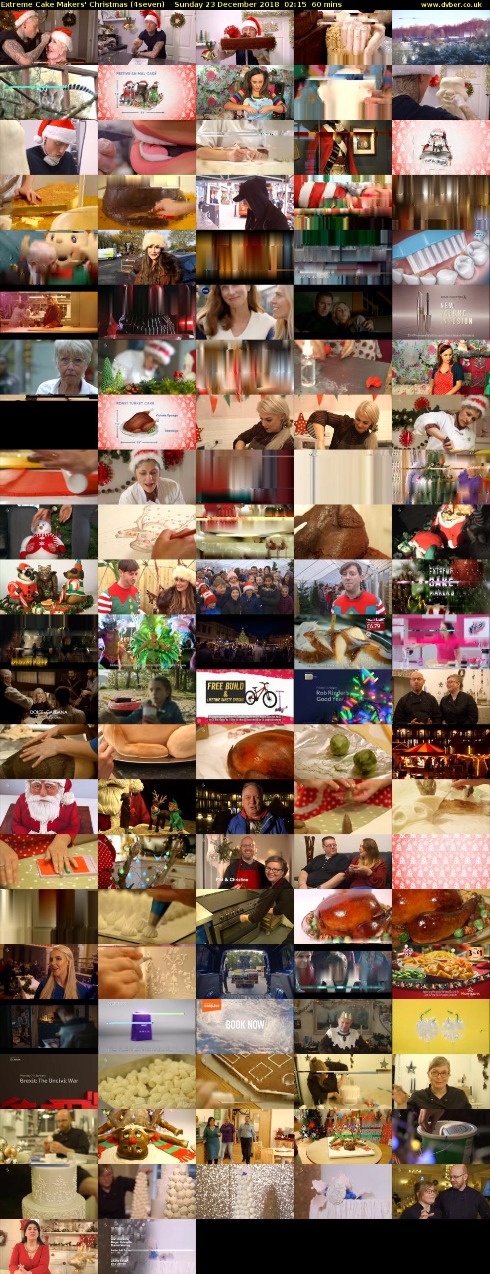 Extreme Cake Makers' Christmas (4seven) Sunday 23 December 2018 02:15 - 03:15