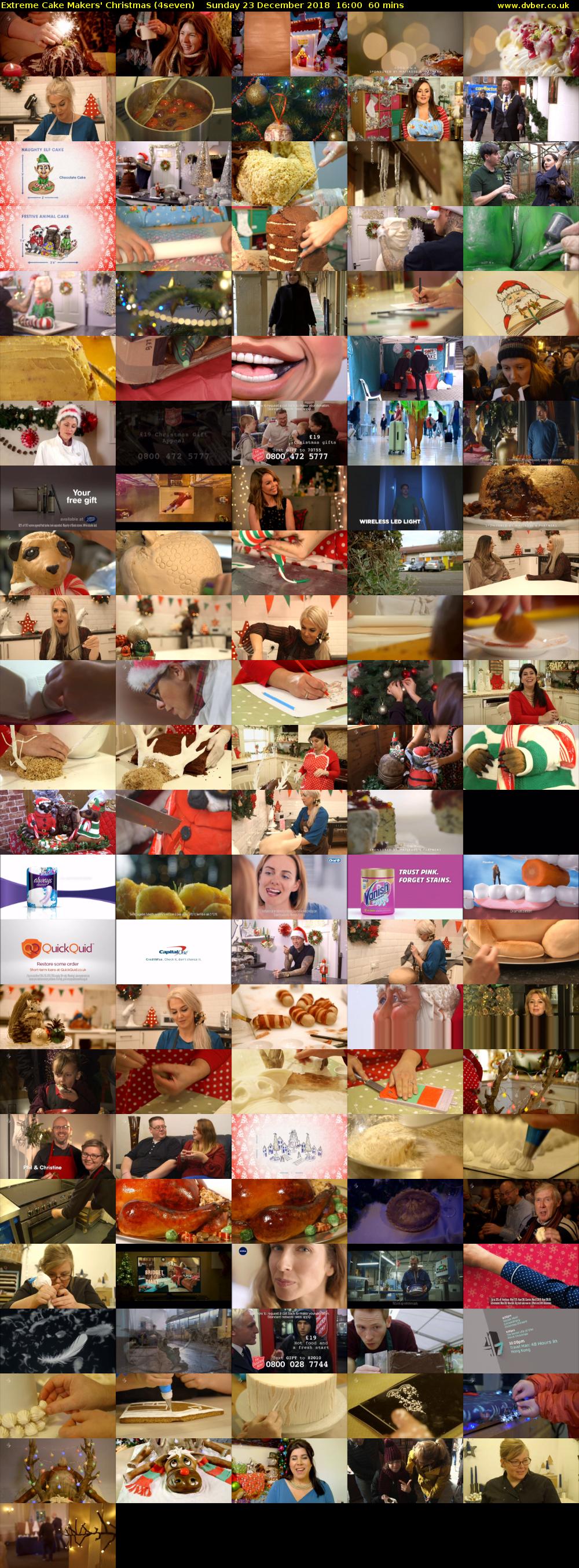 Extreme Cake Makers' Christmas (4seven) Sunday 23 December 2018 16:00 - 17:00