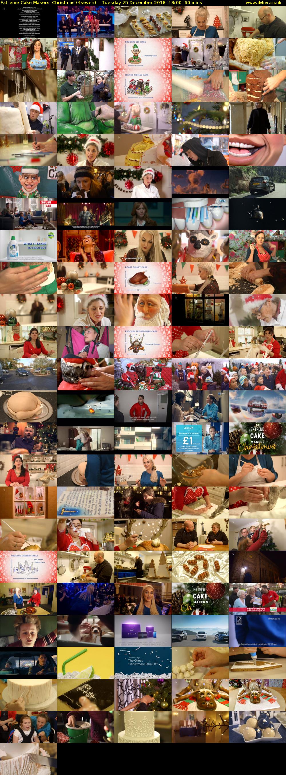 Extreme Cake Makers' Christmas (4seven) Tuesday 25 December 2018 18:00 - 19:00