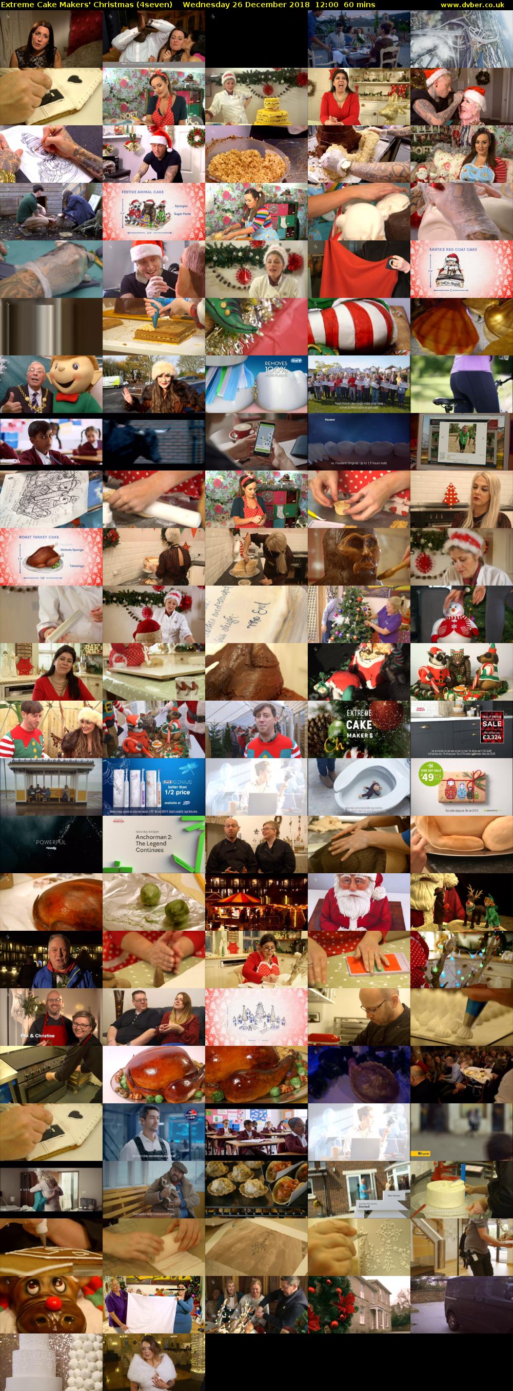 Extreme Cake Makers' Christmas (4seven) Wednesday 26 December 2018 12:00 - 13:00