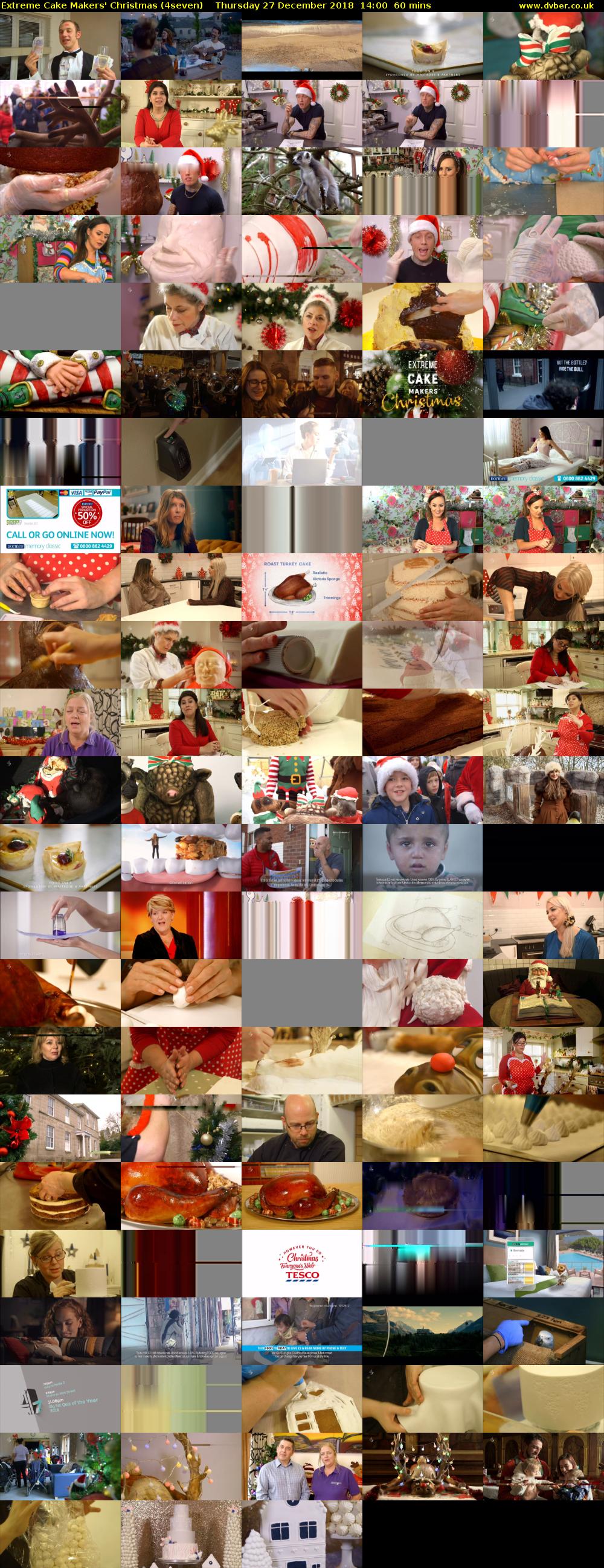 Extreme Cake Makers' Christmas (4seven) Thursday 27 December 2018 14:00 - 15:00