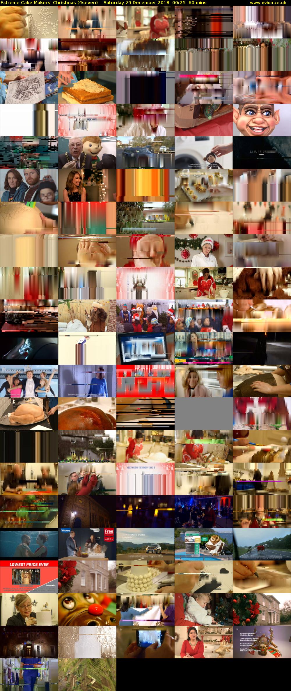 Extreme Cake Makers' Christmas (4seven) Saturday 29 December 2018 00:25 - 01:25