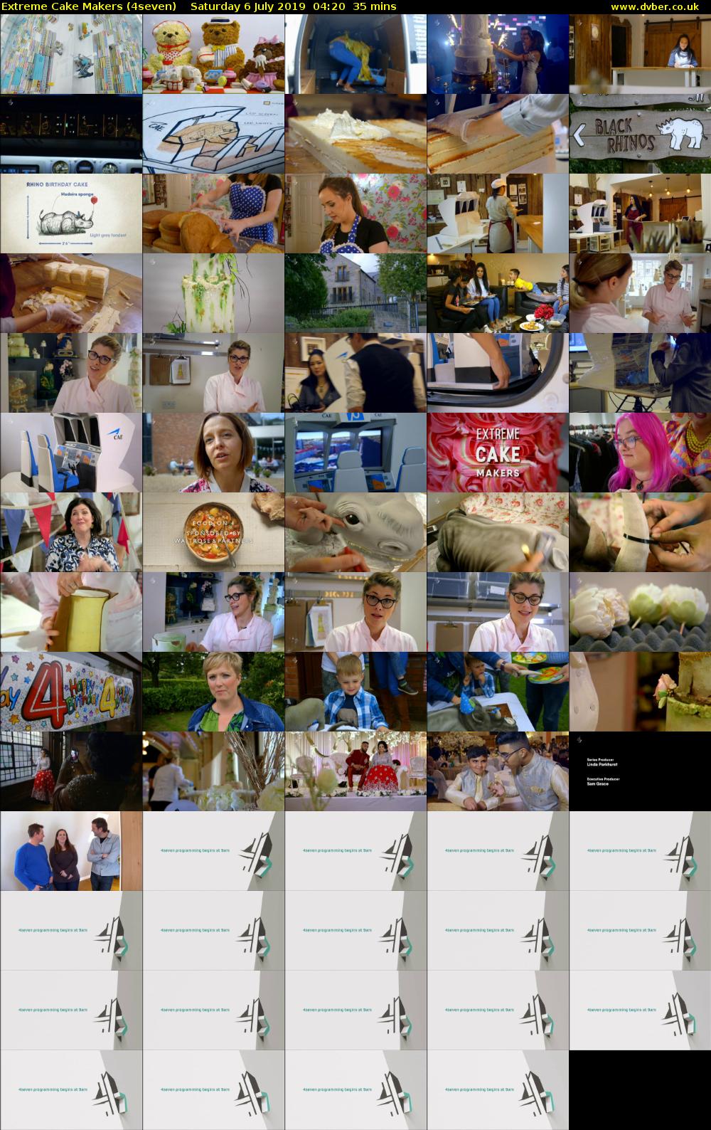 Extreme Cake Makers (4seven) Saturday 6 July 2019 04:20 - 04:55