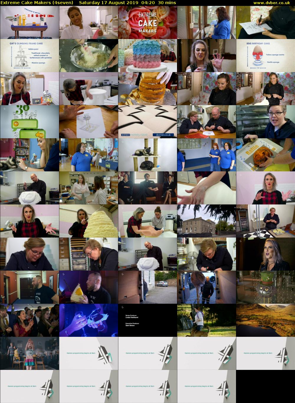 Extreme Cake Makers (4seven) Saturday 17 August 2019 04:20 - 04:50