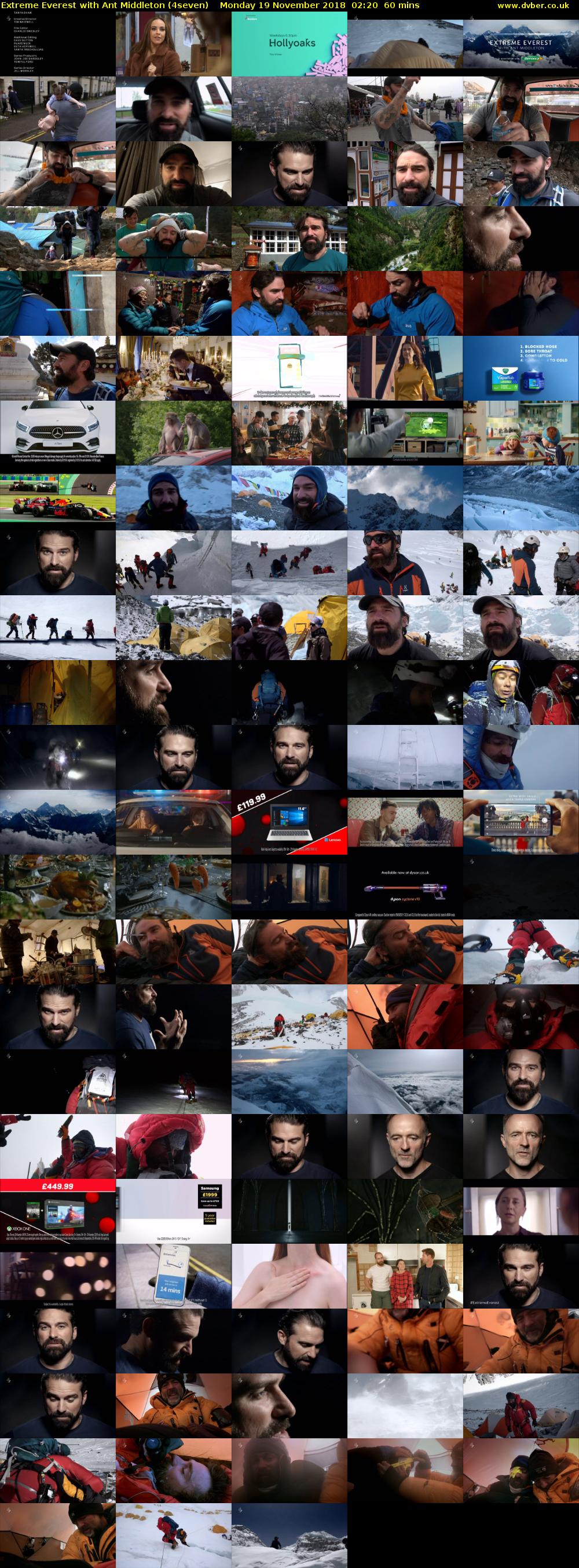 Extreme Everest with Ant Middleton (4seven) Monday 19 November 2018 02:20 - 03:20