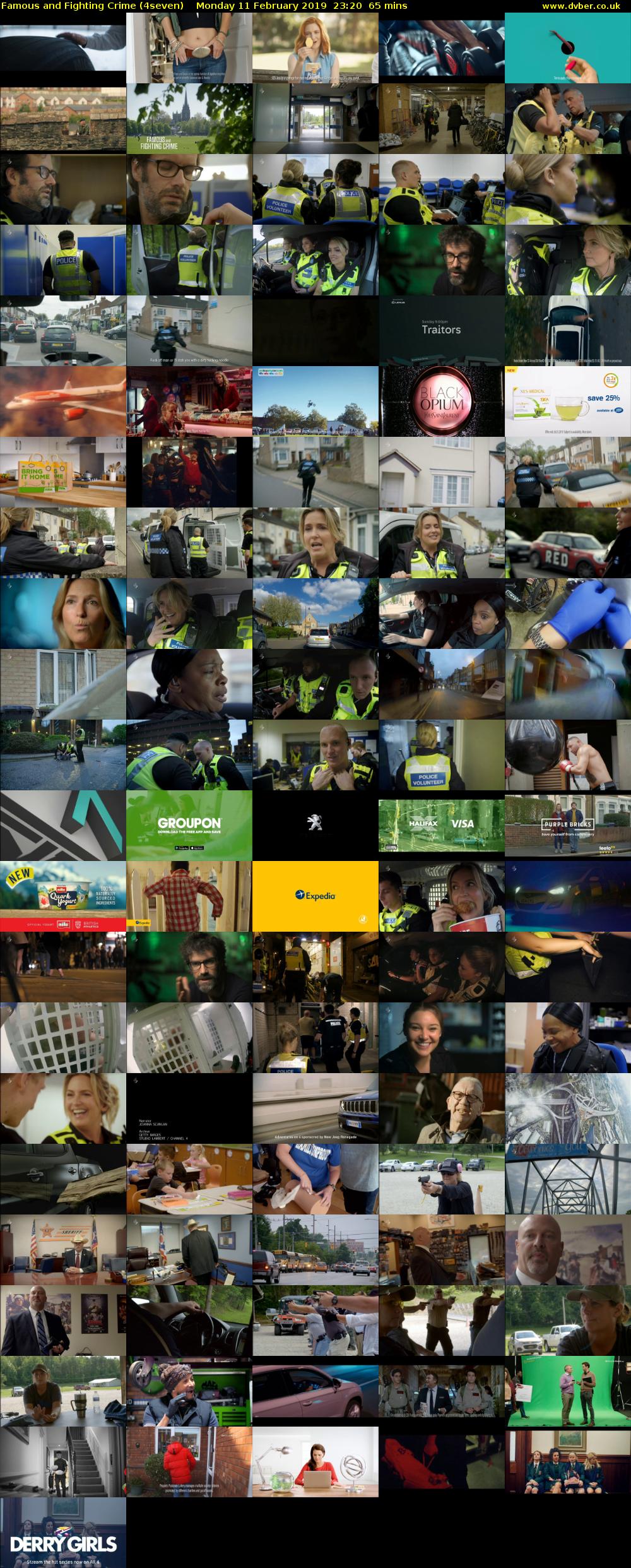 Famous and Fighting Crime (4seven) Monday 11 February 2019 23:20 - 00:25