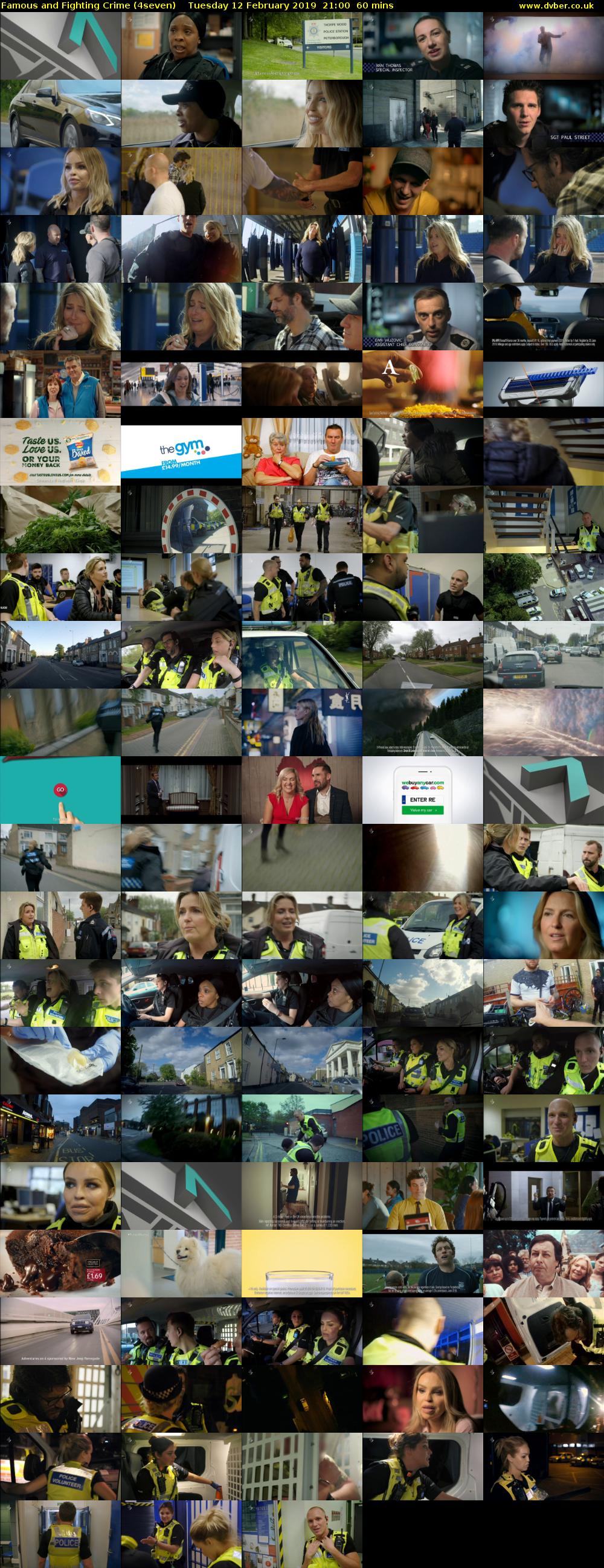 Famous and Fighting Crime (4seven) Tuesday 12 February 2019 21:00 - 22:00