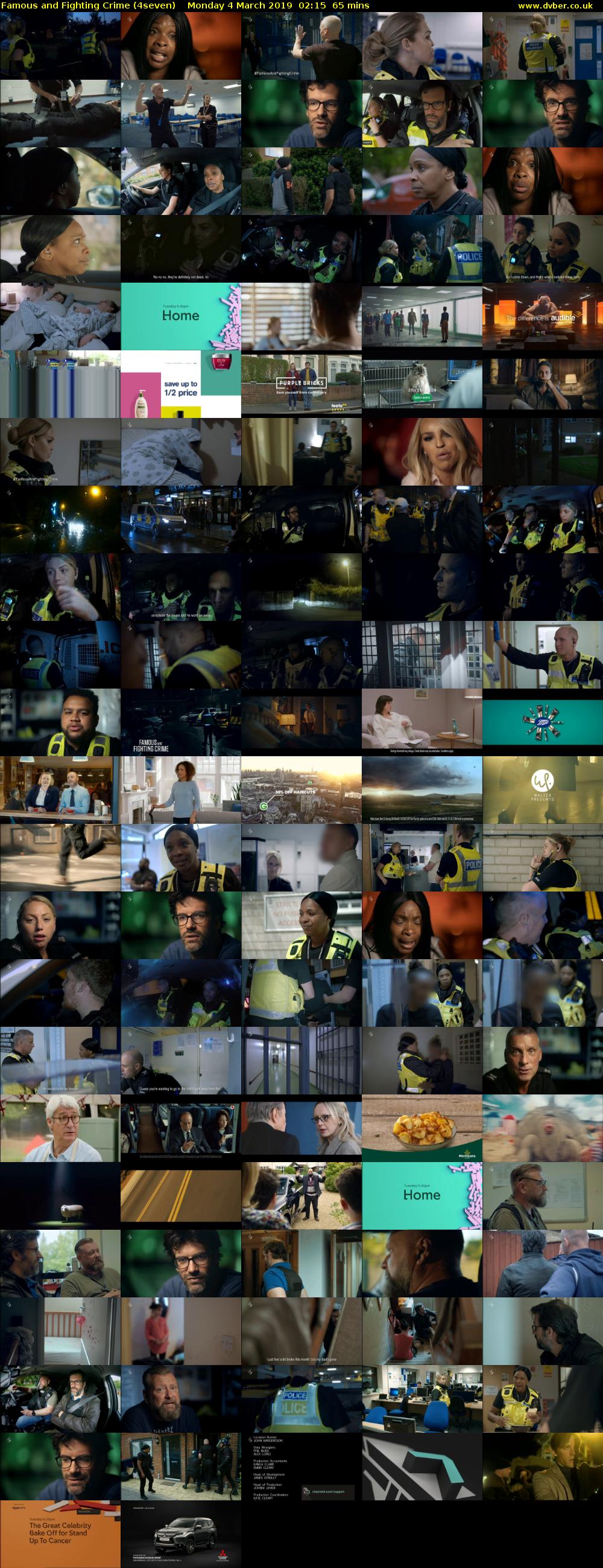 Famous and Fighting Crime (4seven) Monday 4 March 2019 02:15 - 03:20