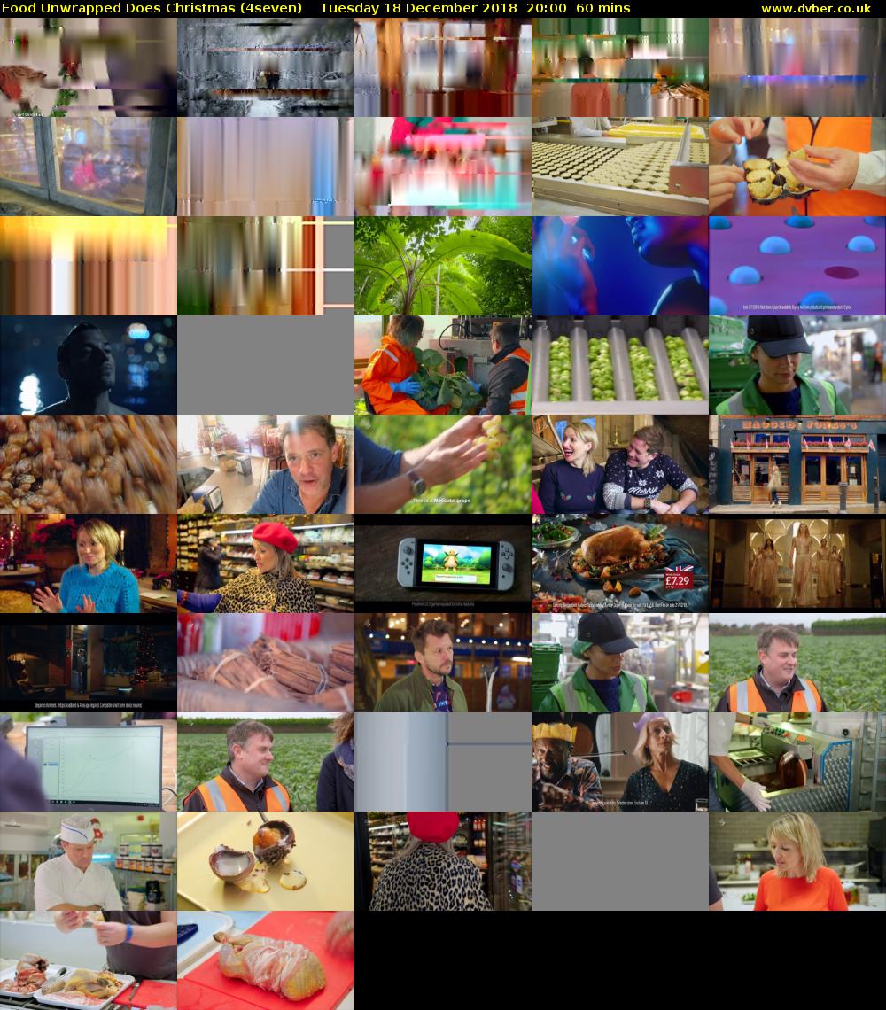 Food Unwrapped Does Christmas (4seven) Tuesday 18 December 2018 20:00 - 21:00