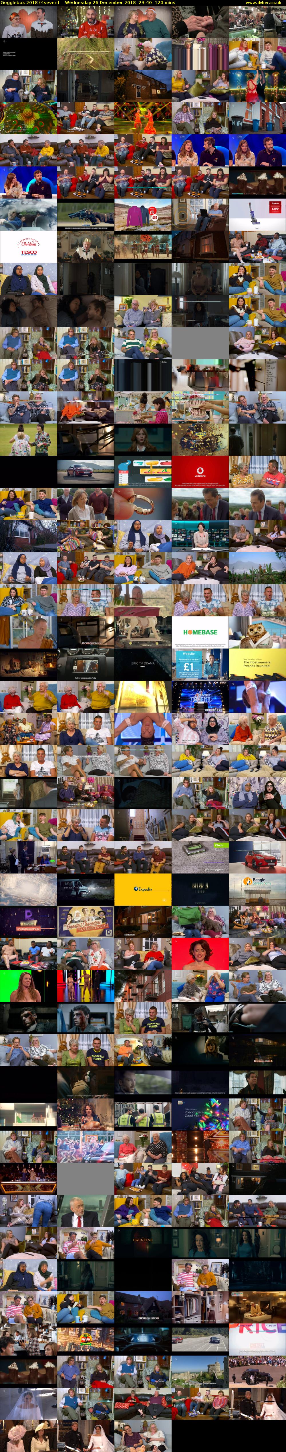 Gogglebox 2018 (4seven) Wednesday 26 December 2018 23:40 - 01:40