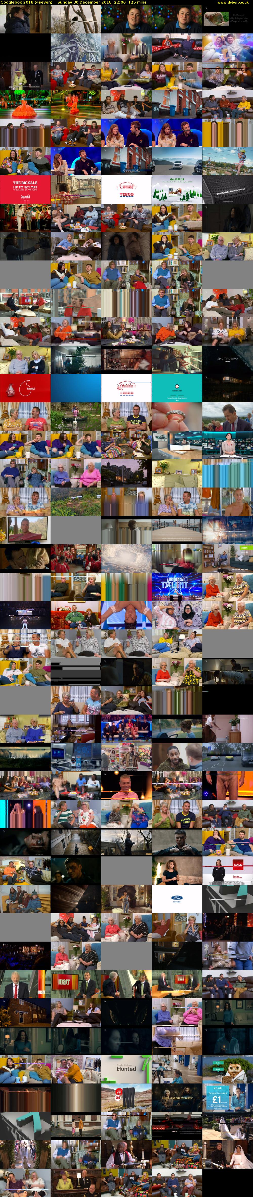 Gogglebox 2018 (4seven) Sunday 30 December 2018 22:00 - 00:05