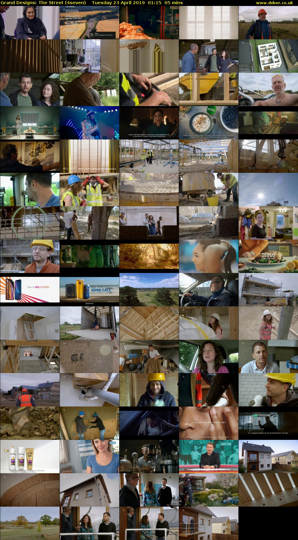 Grand Designs: The Street (4seven) Tuesday 23 April 2019 01:15 - 02:20