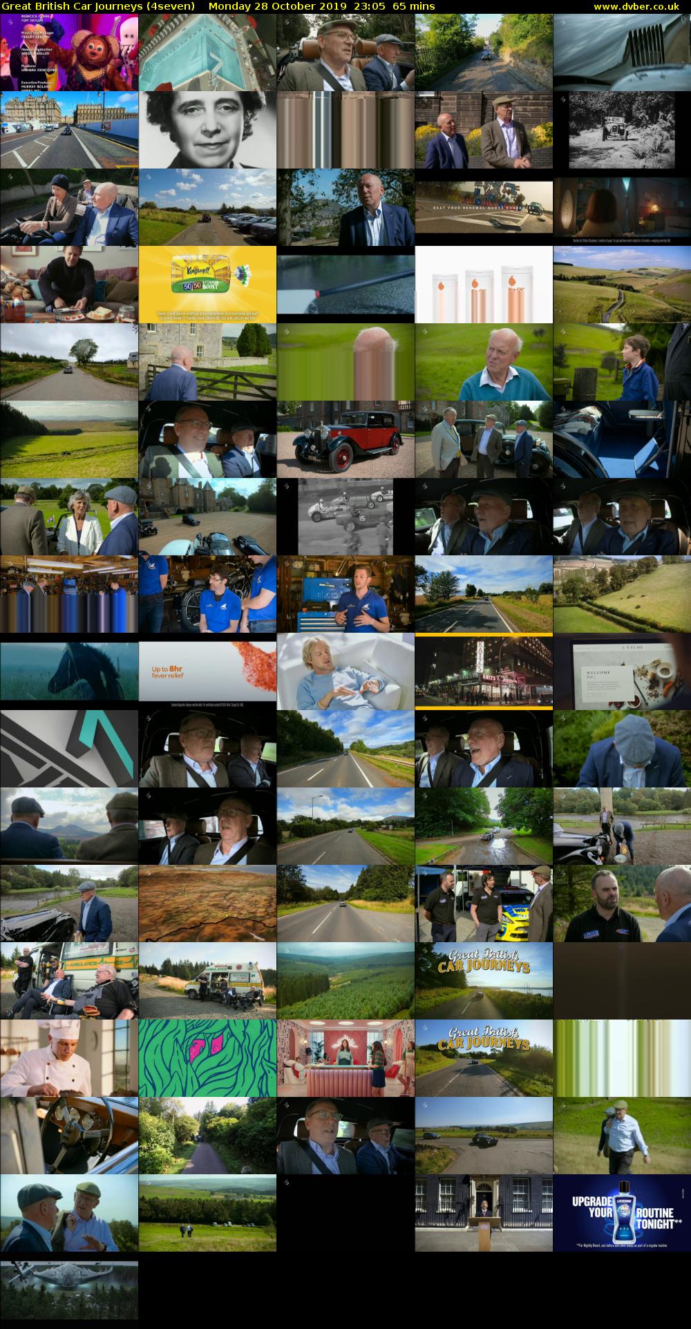 Great British Car Journeys (4seven) Monday 28 October 2019 23:05 - 00:10