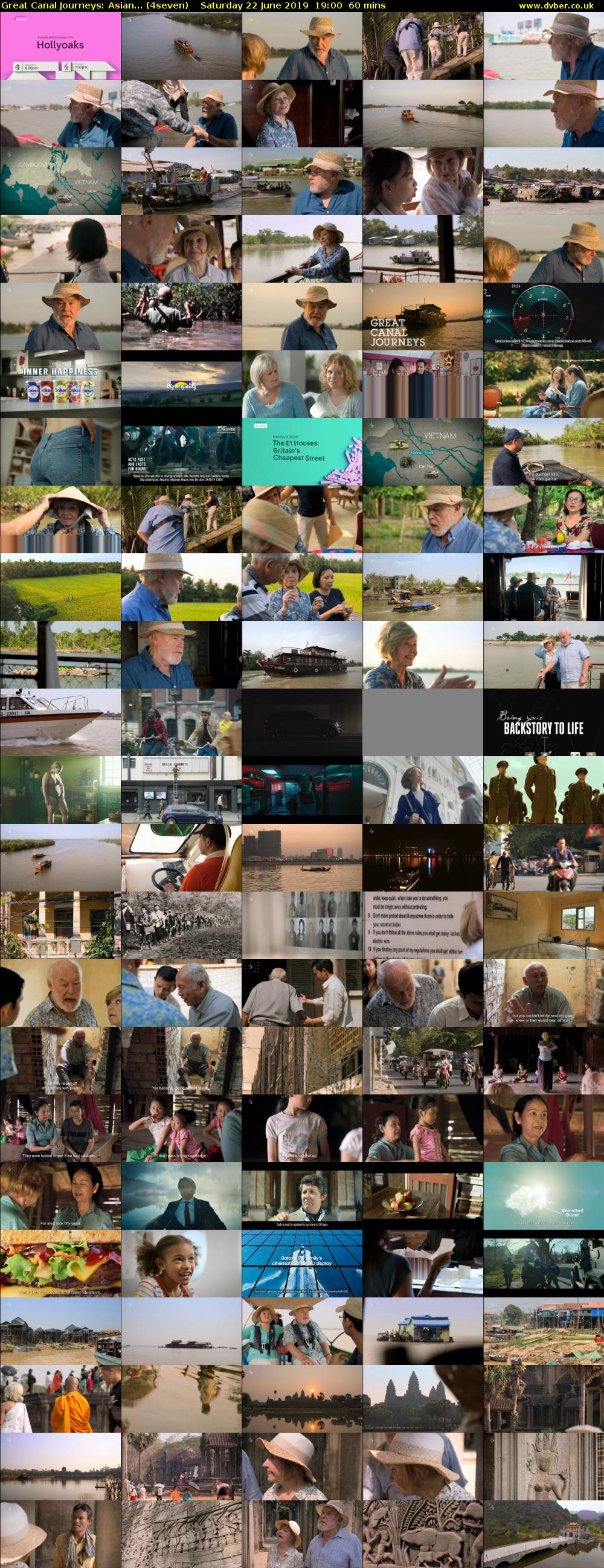 Great Canal Journeys: Asian... (4seven) Saturday 22 June 2019 19:00 - 20:00