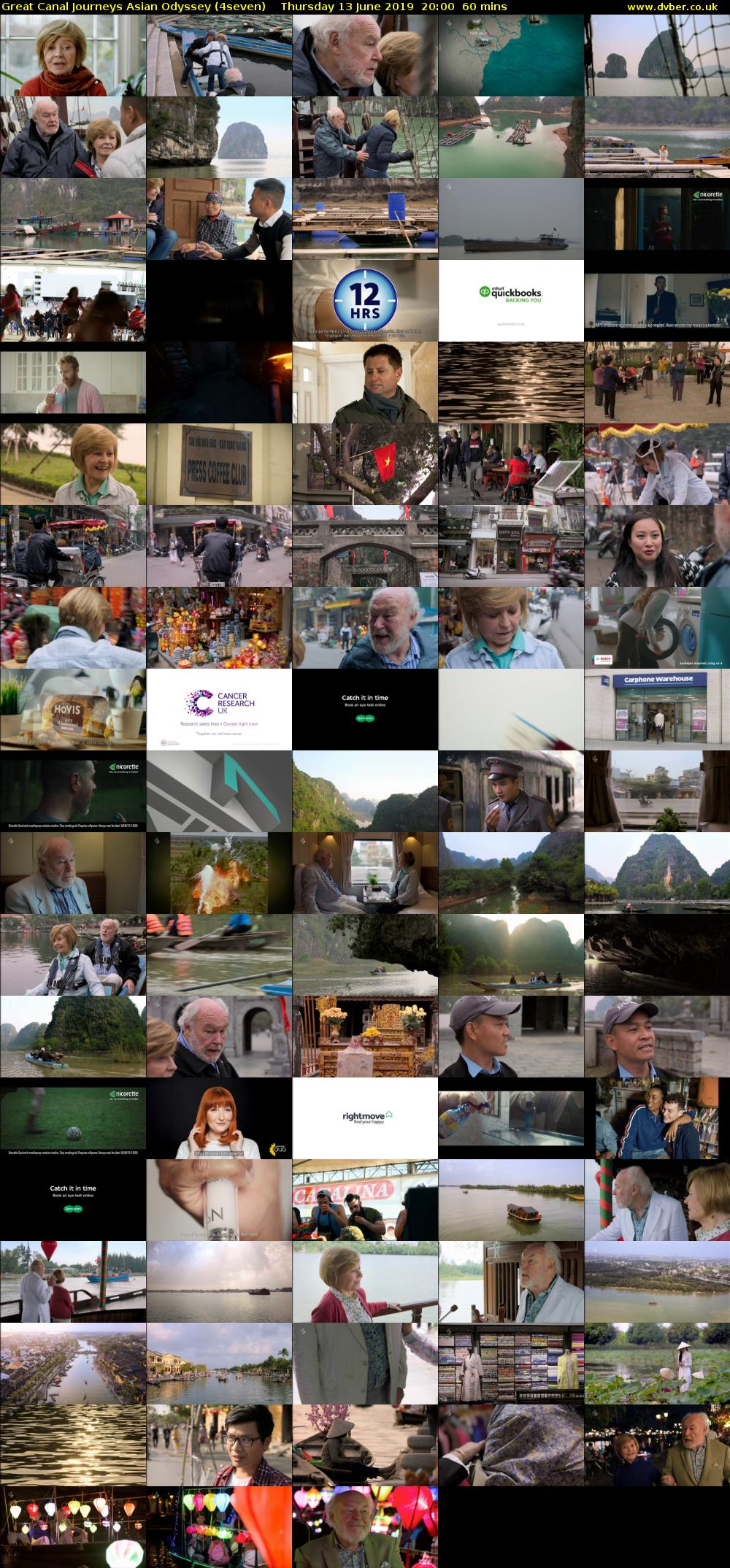 Great Canal Journeys Asian Odyssey (4seven) Thursday 13 June 2019 20:00 - 21:00