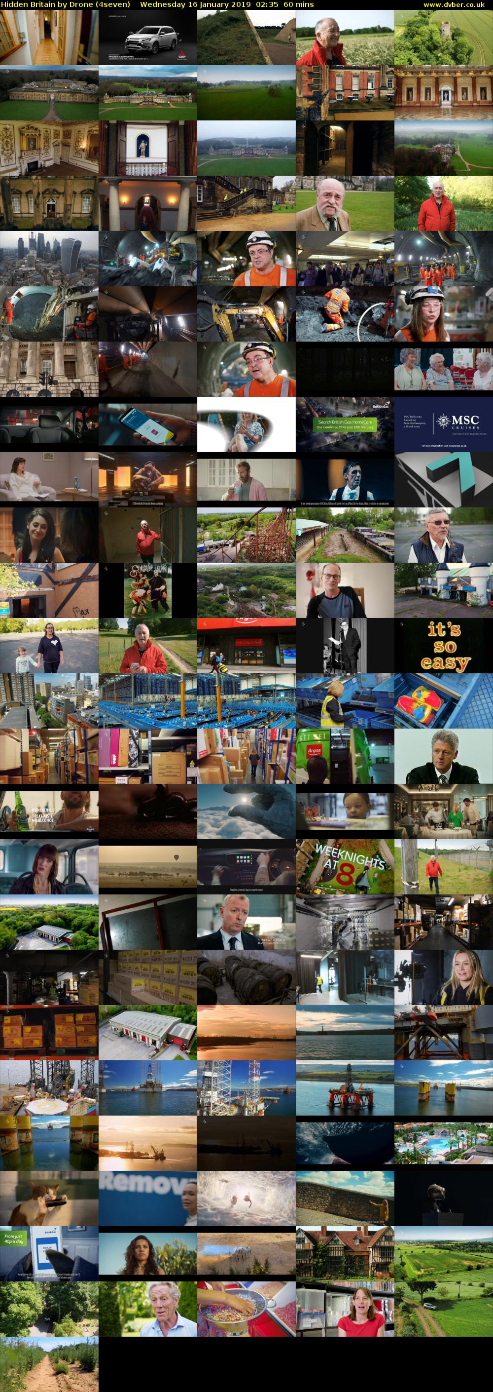 Hidden Britain by Drone (4seven) Wednesday 16 January 2019 02:35 - 03:35