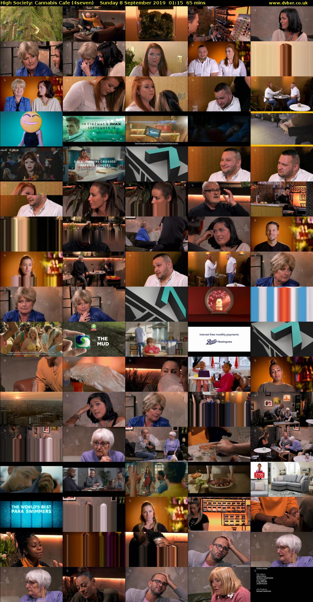 High Society: Cannabis Cafe (4seven) Sunday 8 September 2019 01:15 - 02:20