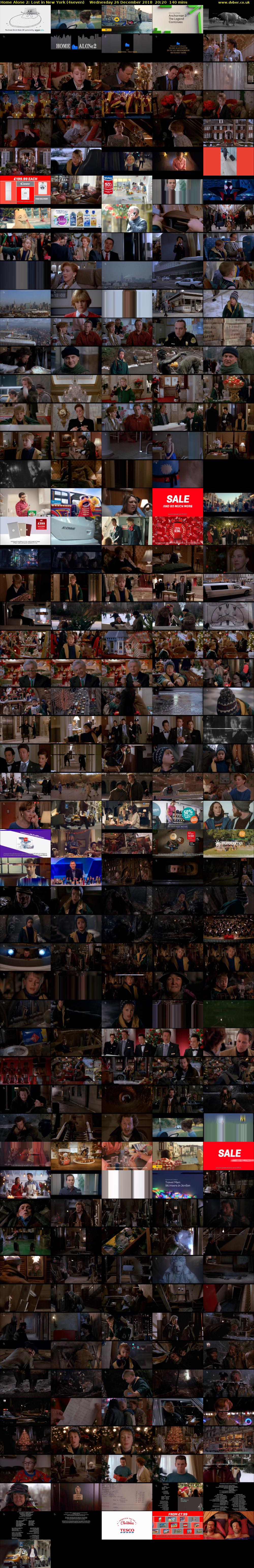 Home Alone 2: Lost in New York (4seven) Wednesday 26 December 2018 20:20 - 22:40