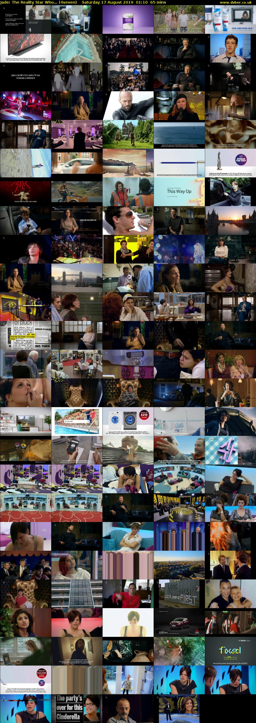 Jade: The Reality Star Who... (4seven) Saturday 17 August 2019 01:10 - 02:15
