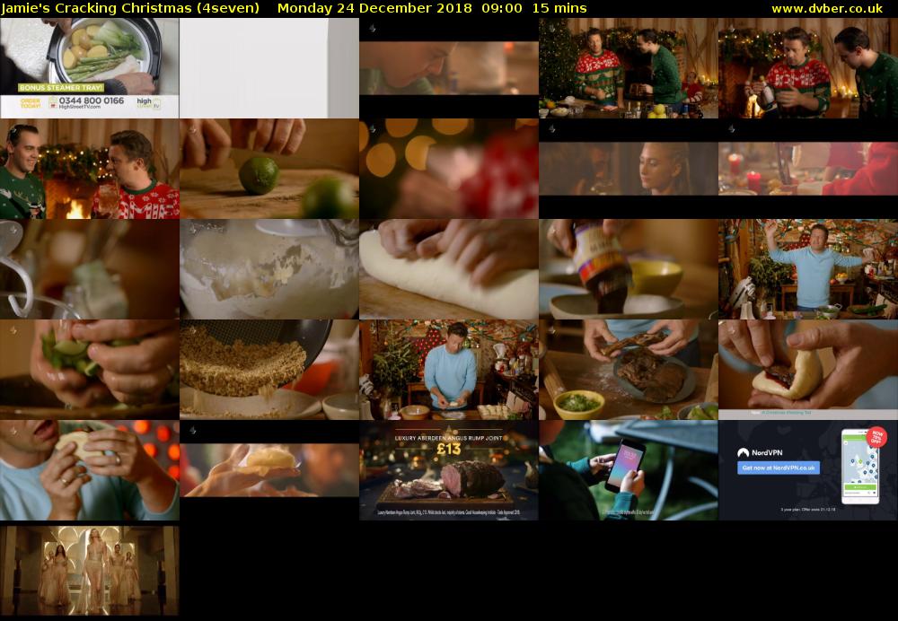 Jamie's Cracking Christmas (4seven) Monday 24 December 2018 09:00 - 09:15