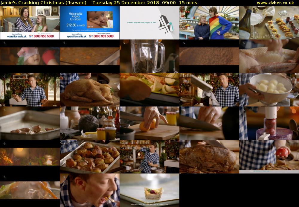 Jamie's Cracking Christmas (4seven) Tuesday 25 December 2018 09:00 - 09:15
