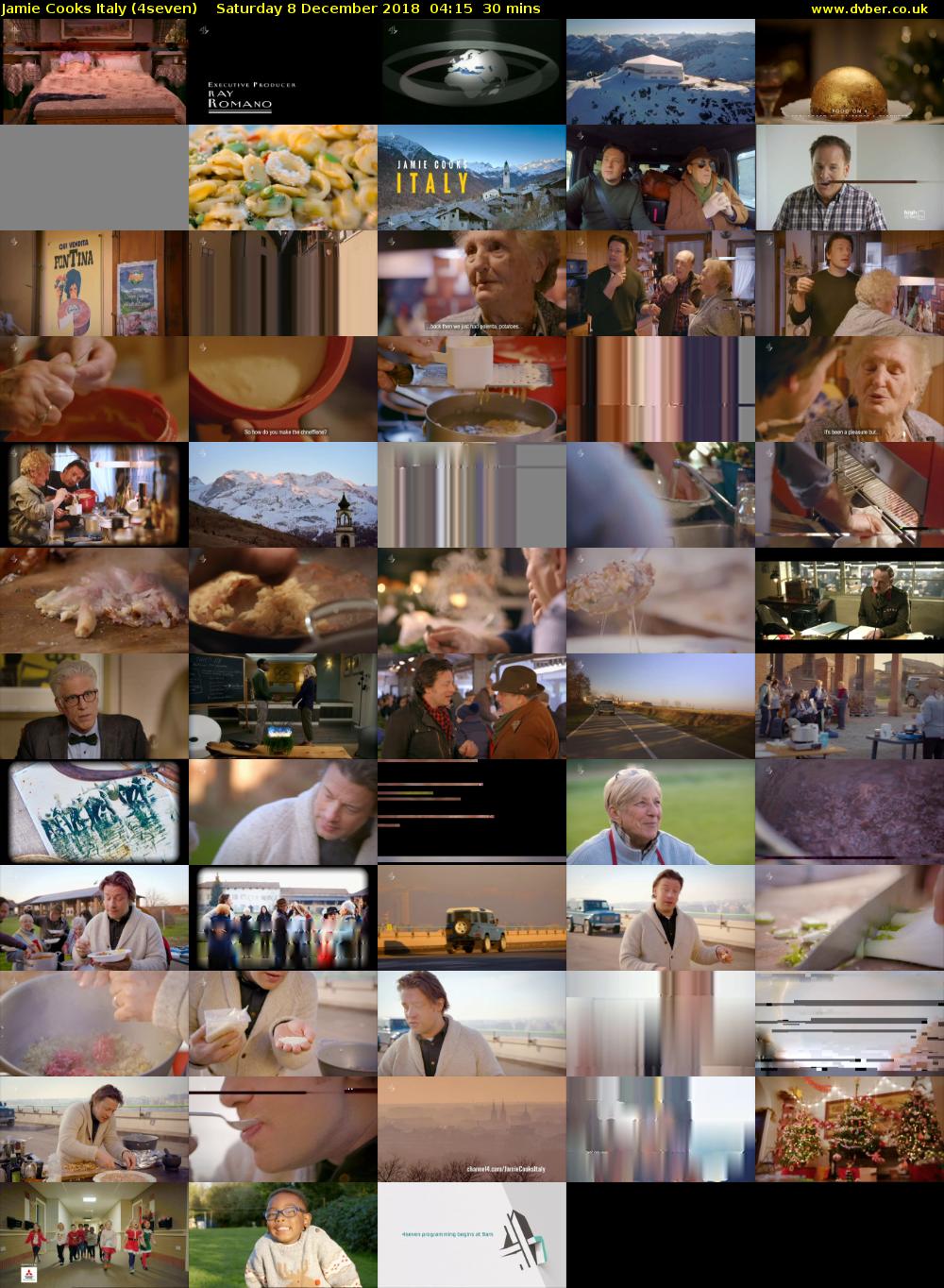 Jamie Cooks Italy (4seven) Saturday 8 December 2018 04:15 - 04:45