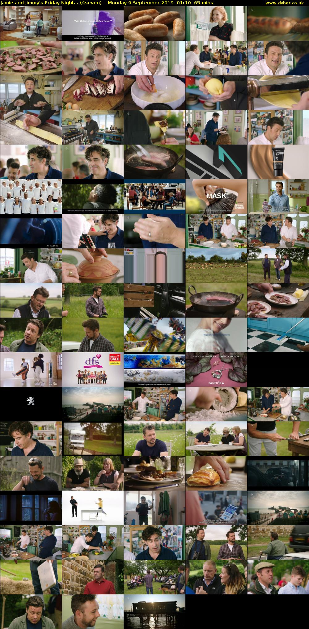 Jamie and Jimmy's Friday Night... (4seven) Monday 9 September 2019 01:10 - 02:15
