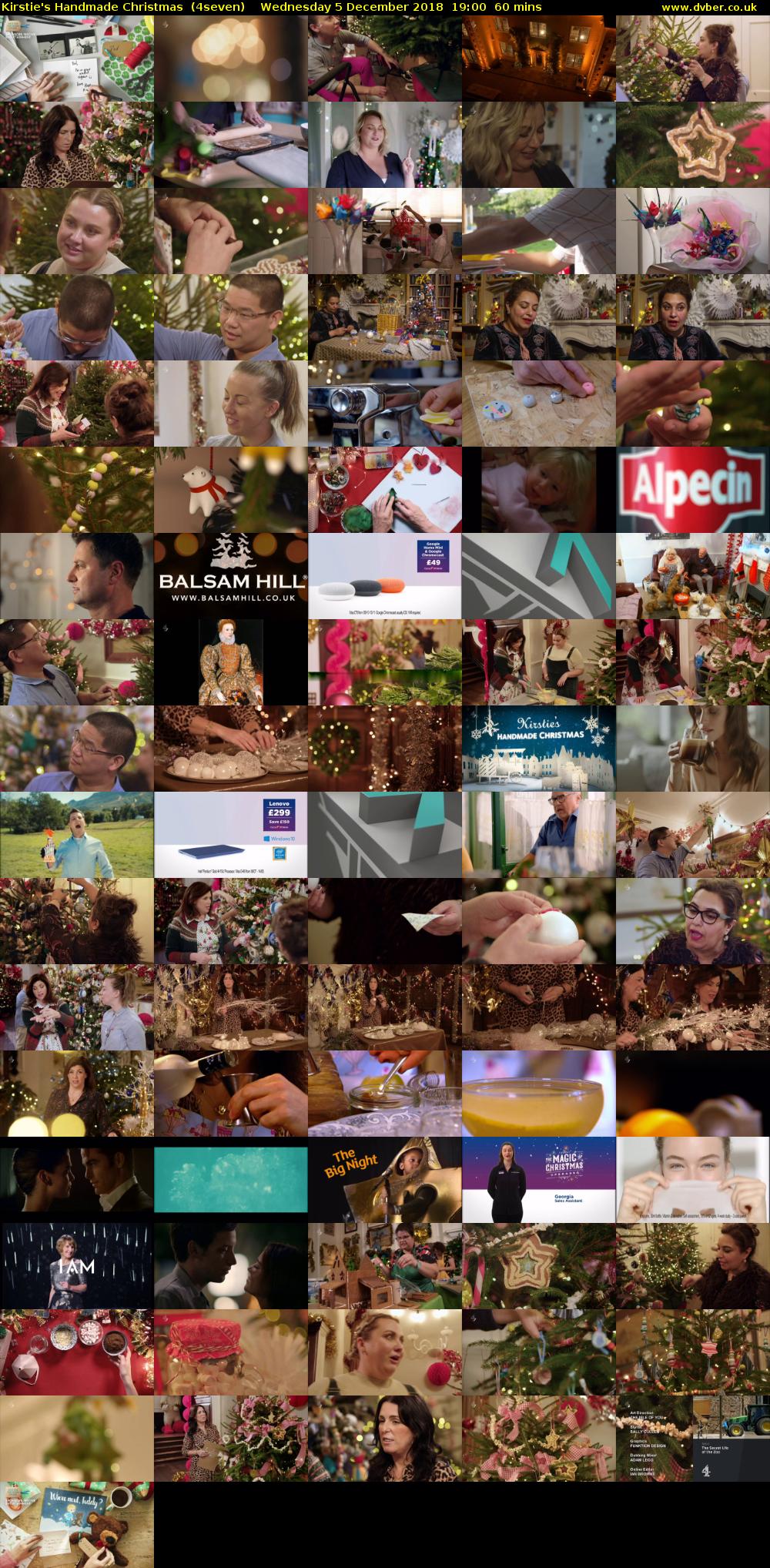 Kirstie's Handmade Christmas  (4seven) Wednesday 5 December 2018 19:00 - 20:00
