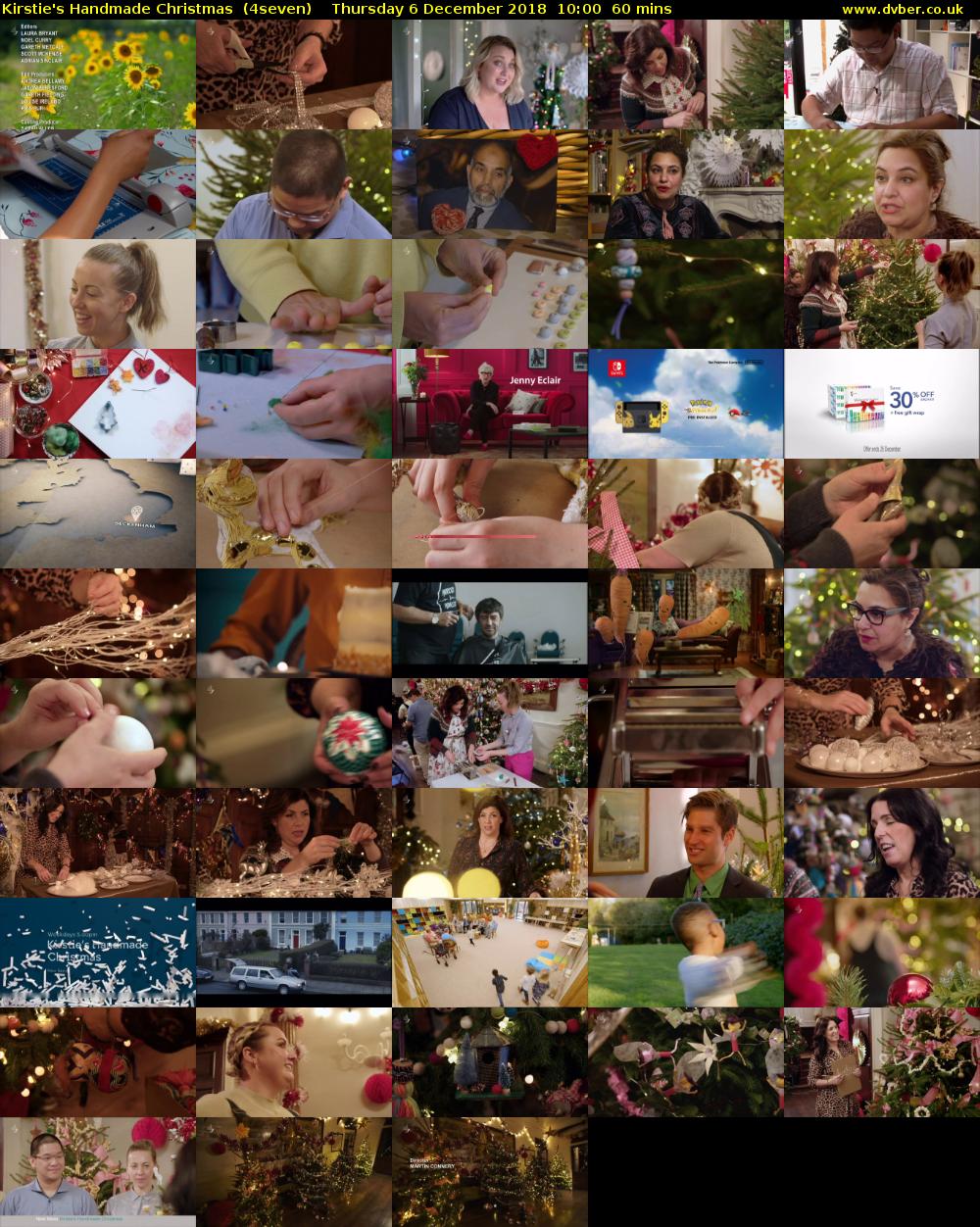 Kirstie's Handmade Christmas  (4seven) Thursday 6 December 2018 10:00 - 11:00
