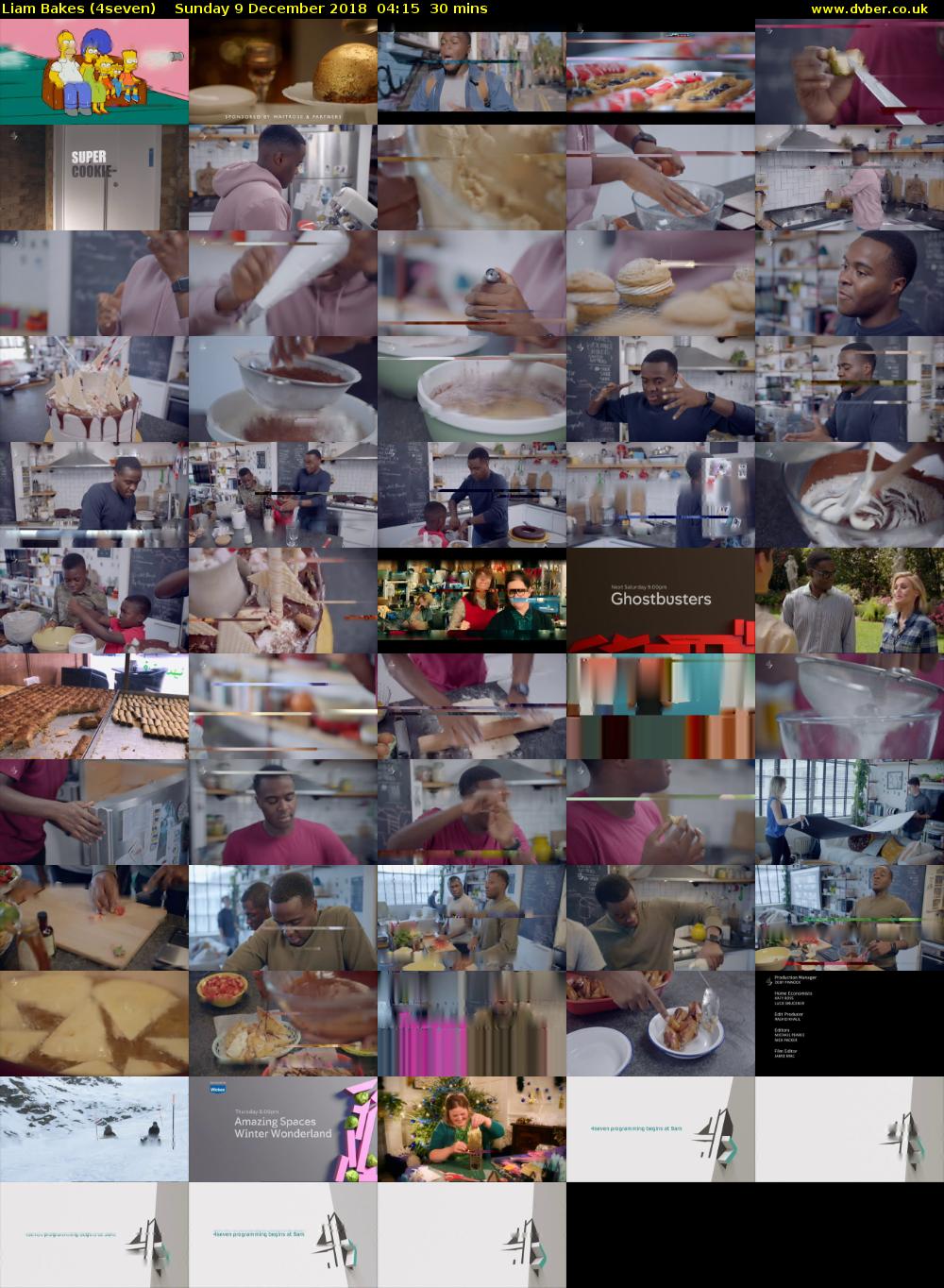 Liam Bakes (4seven) Sunday 9 December 2018 04:15 - 04:45