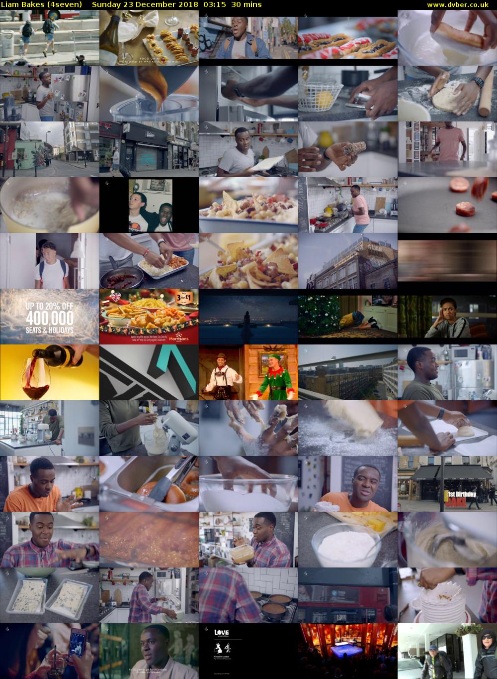 Liam Bakes (4seven) Sunday 23 December 2018 03:15 - 03:45
