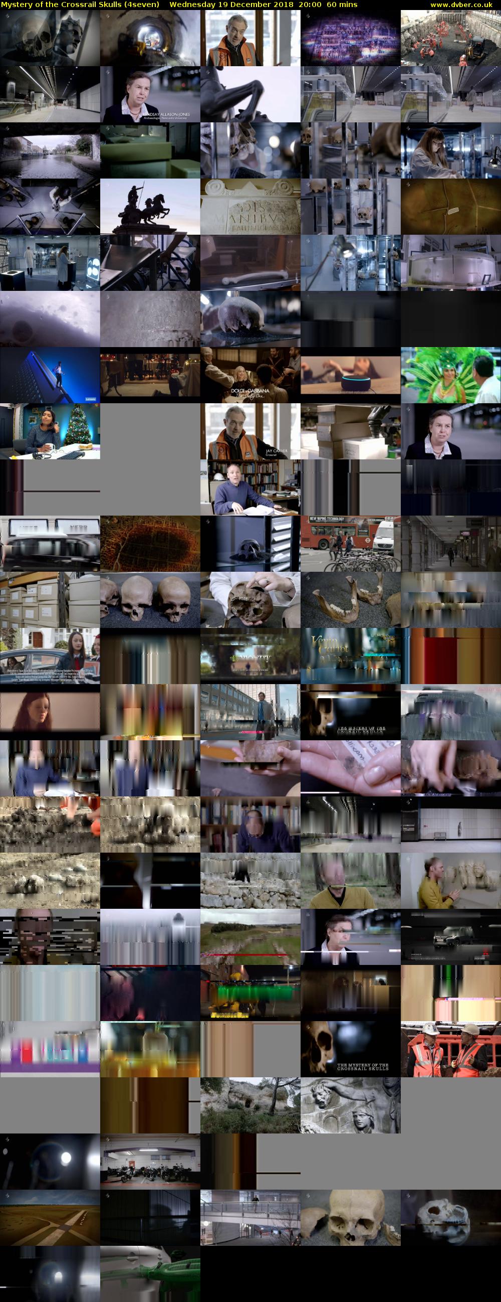 Mystery of the Crossrail Skulls (4seven) Wednesday 19 December 2018 20:00 - 21:00