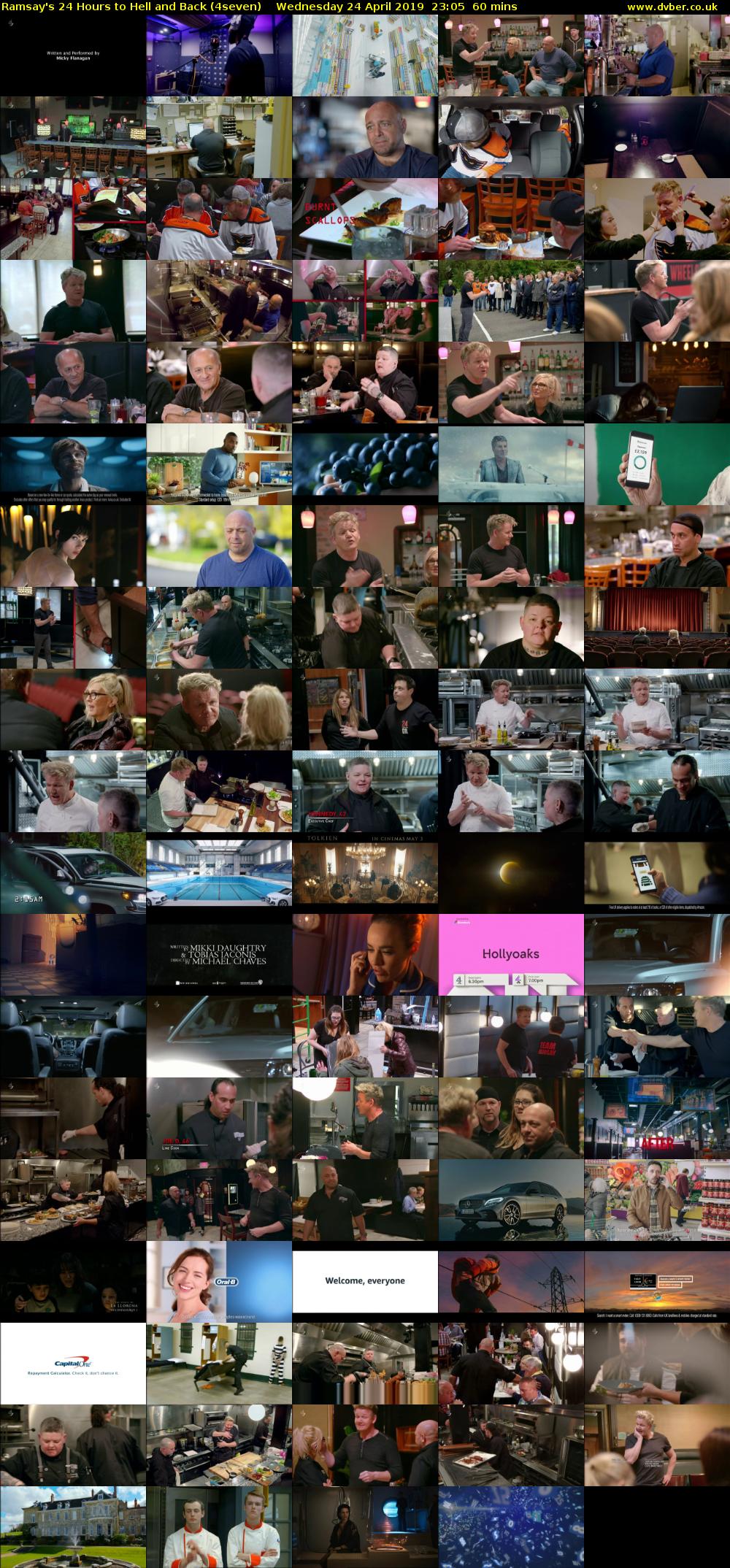 Ramsay's 24 Hours to Hell and Back (4seven) Wednesday 24 April 2019 23:05 - 00:05