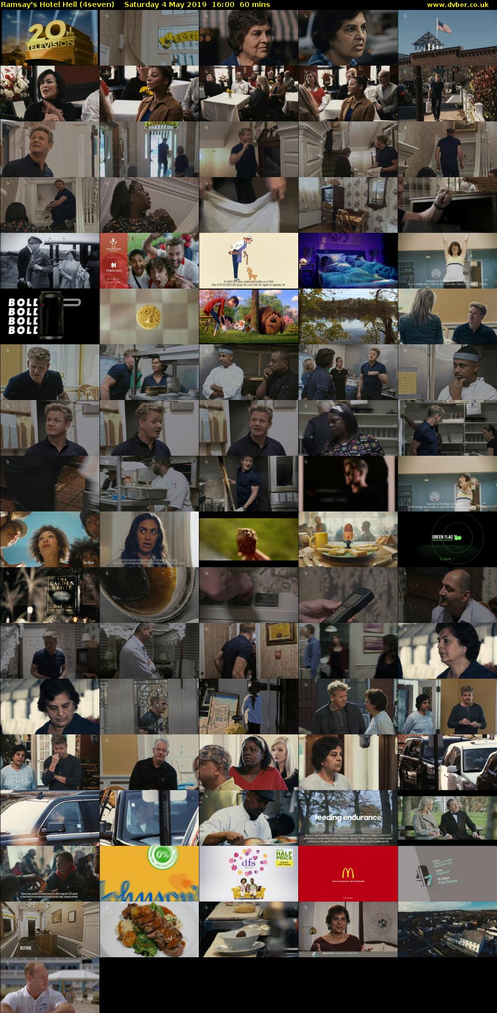 Ramsay's Hotel Hell (4seven) Saturday 4 May 2019 16:00 - 17:00
