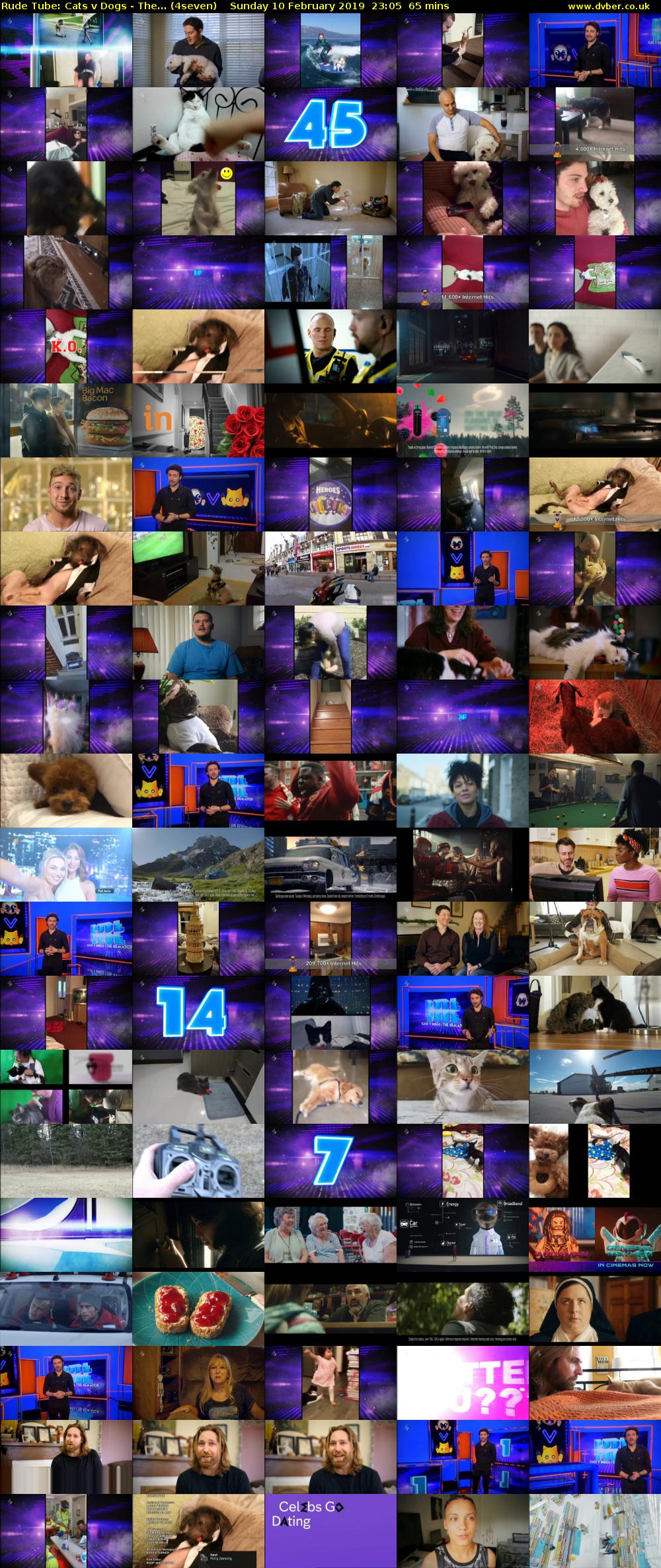 Rude Tube: Cats v Dogs - The... (4seven) Sunday 10 February 2019 23:05 - 00:10