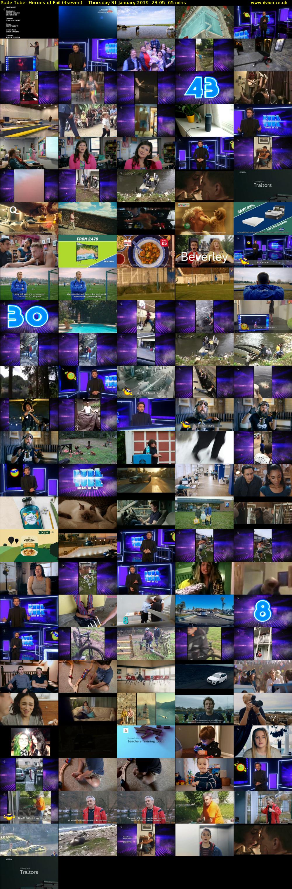 Rude Tube: Heroes of Fail (4seven) Thursday 31 January 2019 23:05 - 00:10