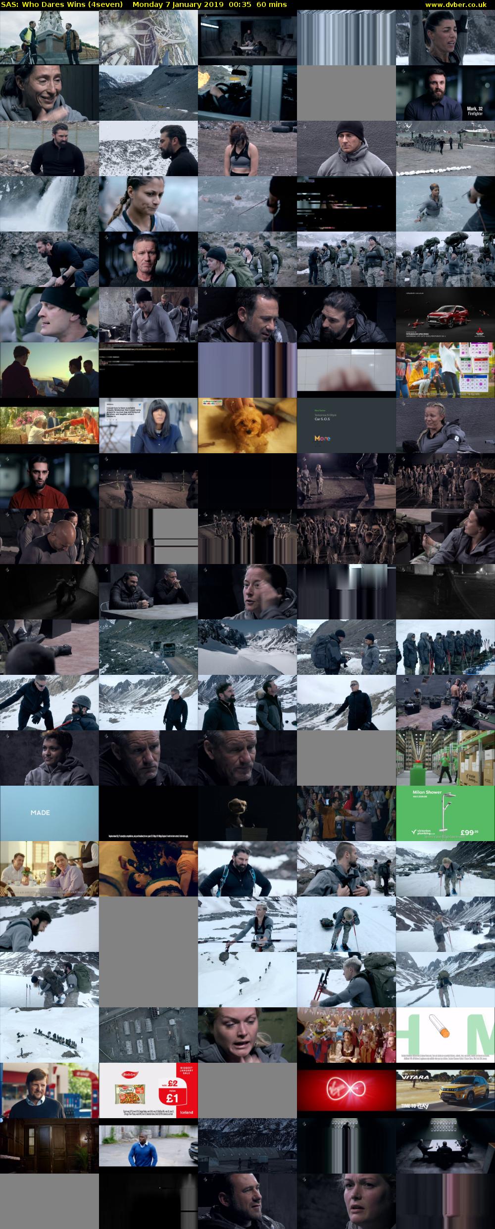 SAS: Who Dares Wins (4seven) Monday 7 January 2019 00:35 - 01:35