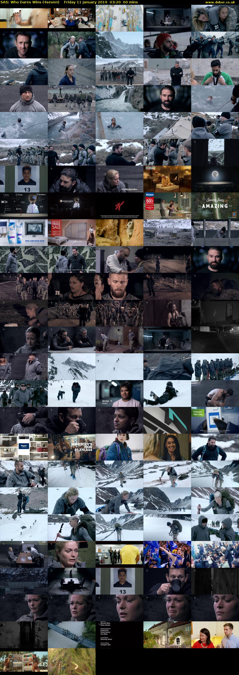 SAS: Who Dares Wins (4seven) Friday 11 January 2019 03:20 - 04:20
