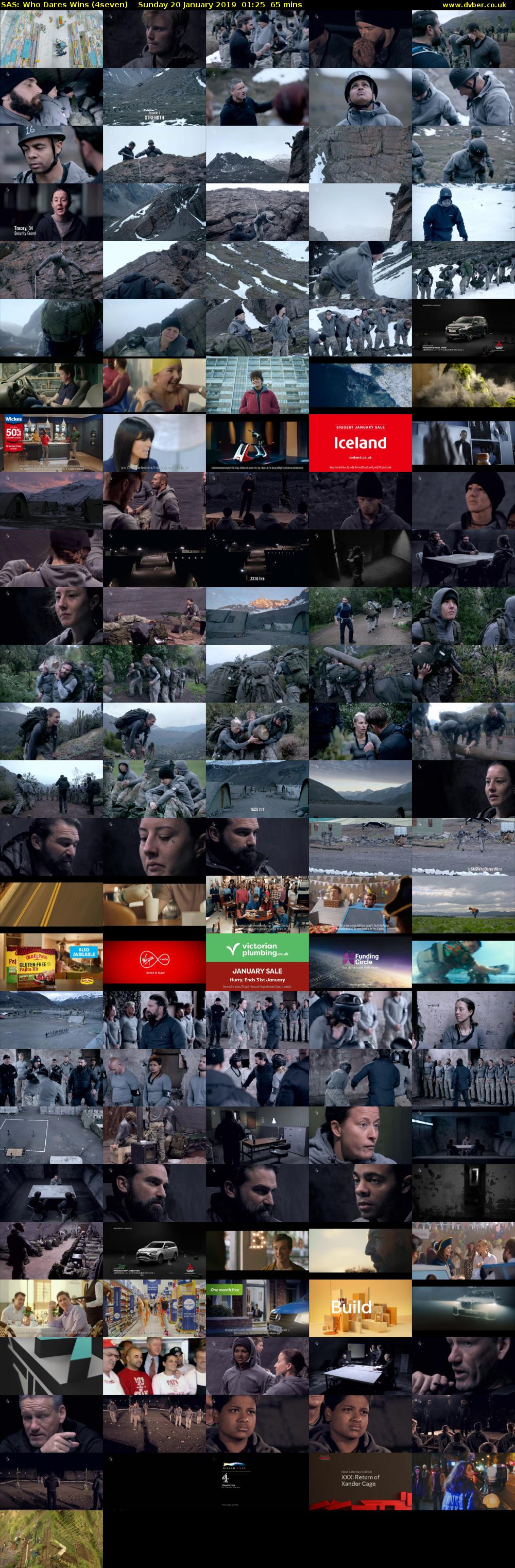 SAS: Who Dares Wins (4seven) Sunday 20 January 2019 01:25 - 02:30