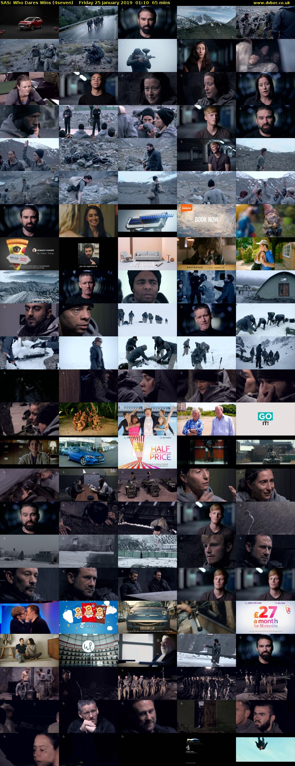 SAS: Who Dares Wins (4seven) Friday 25 January 2019 01:10 - 02:15