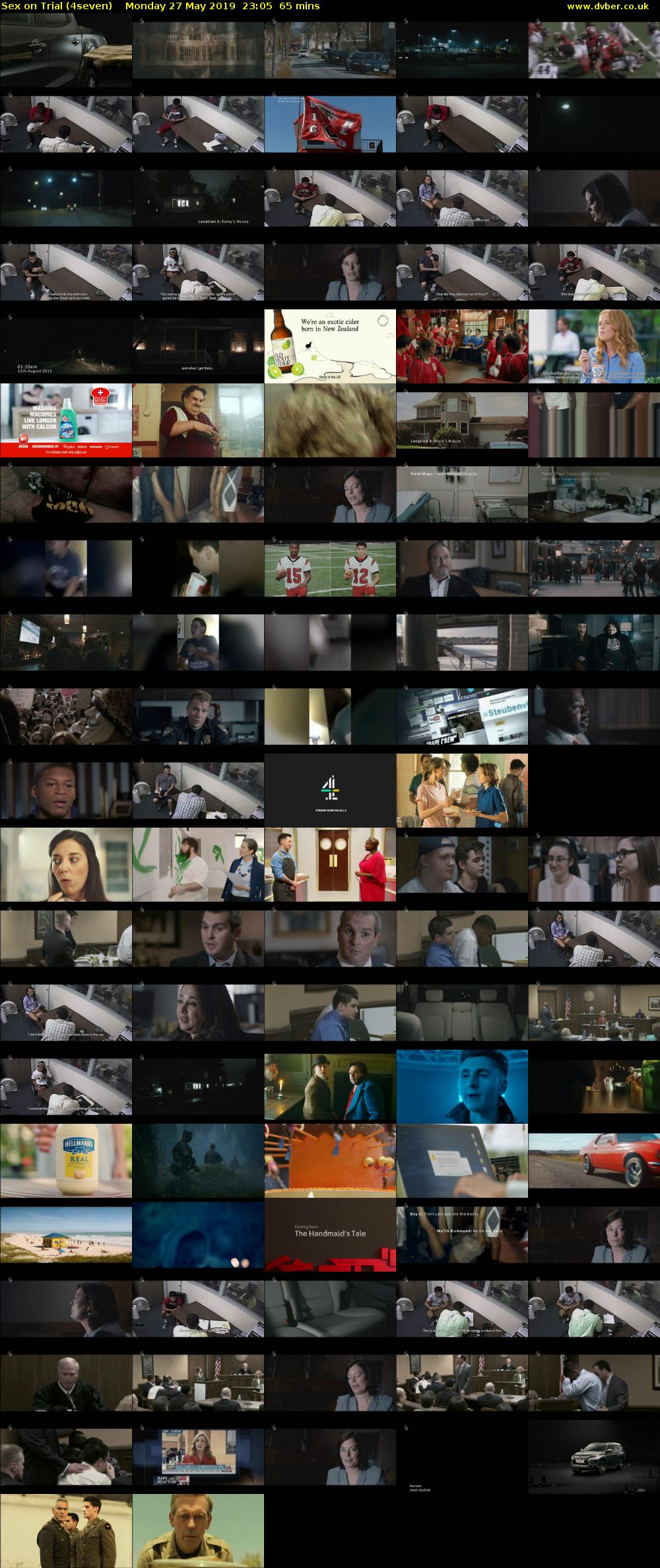 Sex on Trial (4seven) Monday 27 May 2019 23:05 - 00:10