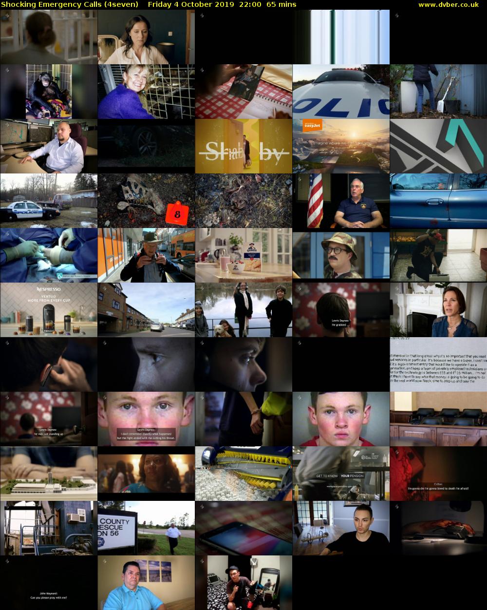 Shocking Emergency Calls (4seven) Friday 4 October 2019 22:00 - 23:05