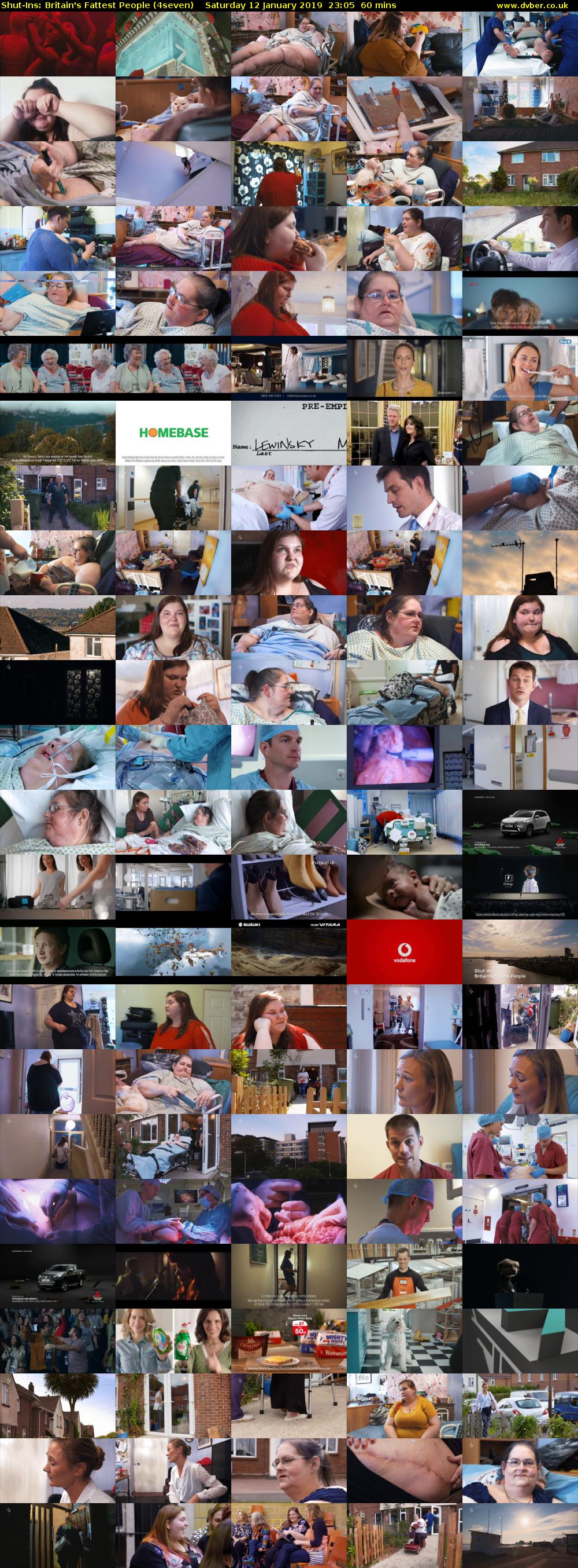 Shut-Ins: Britain's Fattest People (4seven) Saturday 12 January 2019 23:05 - 00:05