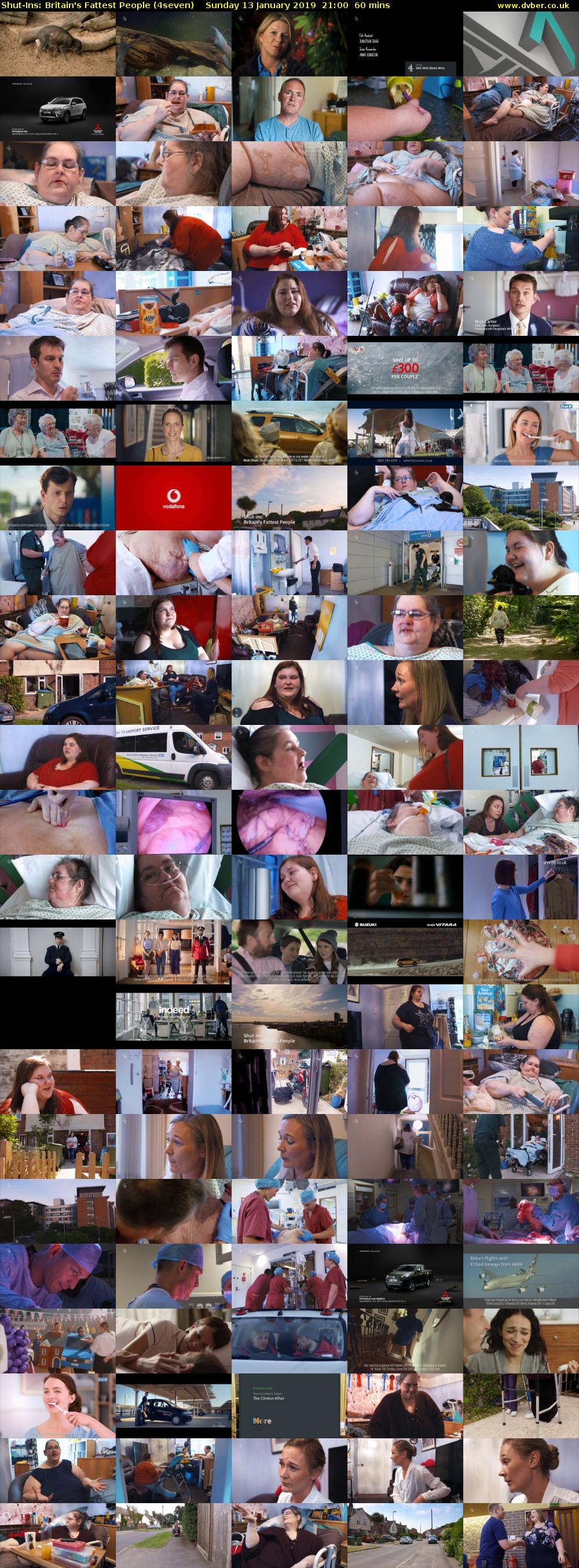 Shut-Ins: Britain's Fattest People (4seven) Sunday 13 January 2019 21:00 - 22:00