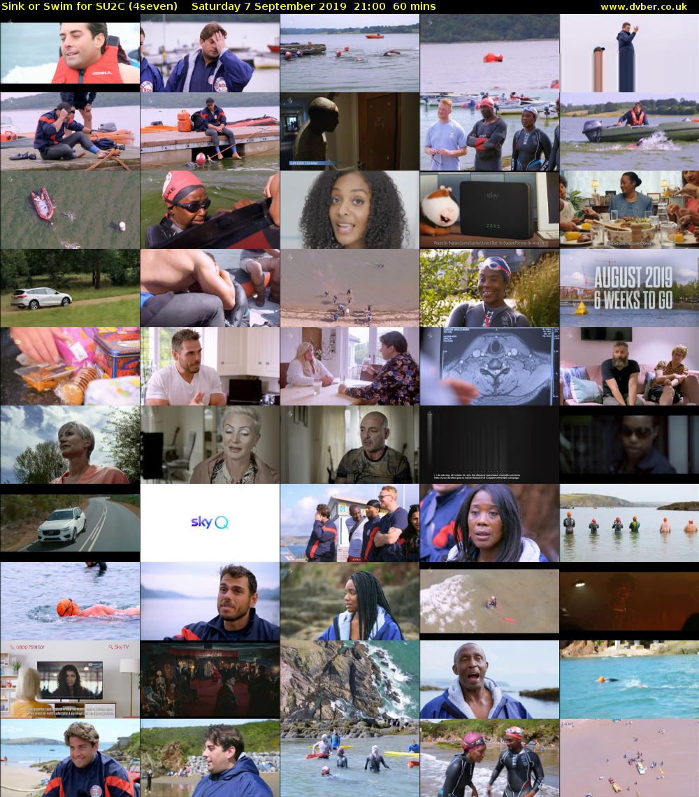 Sink or Swim For SU2C (4seven) Saturday 7 September 2019 21:00 - 22:00