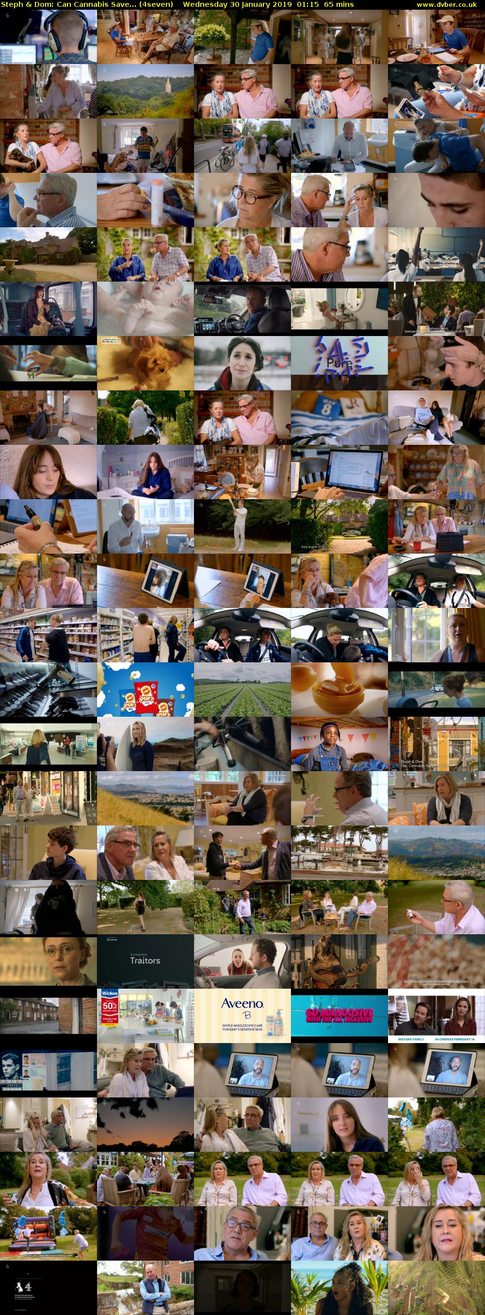 Steph & Dom: Can Cannabis Save... (4seven) Wednesday 30 January 2019 01:15 - 02:20