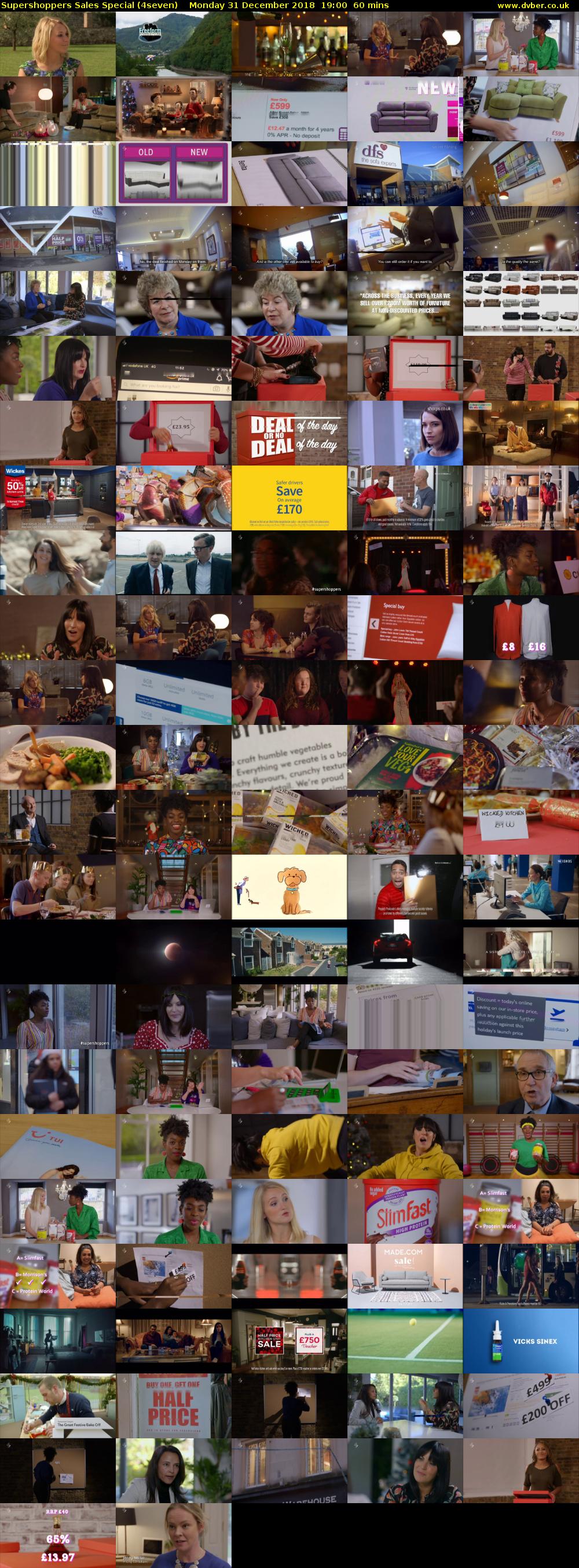 Supershoppers Sales Special (4seven) Monday 31 December 2018 19:00 - 20:00