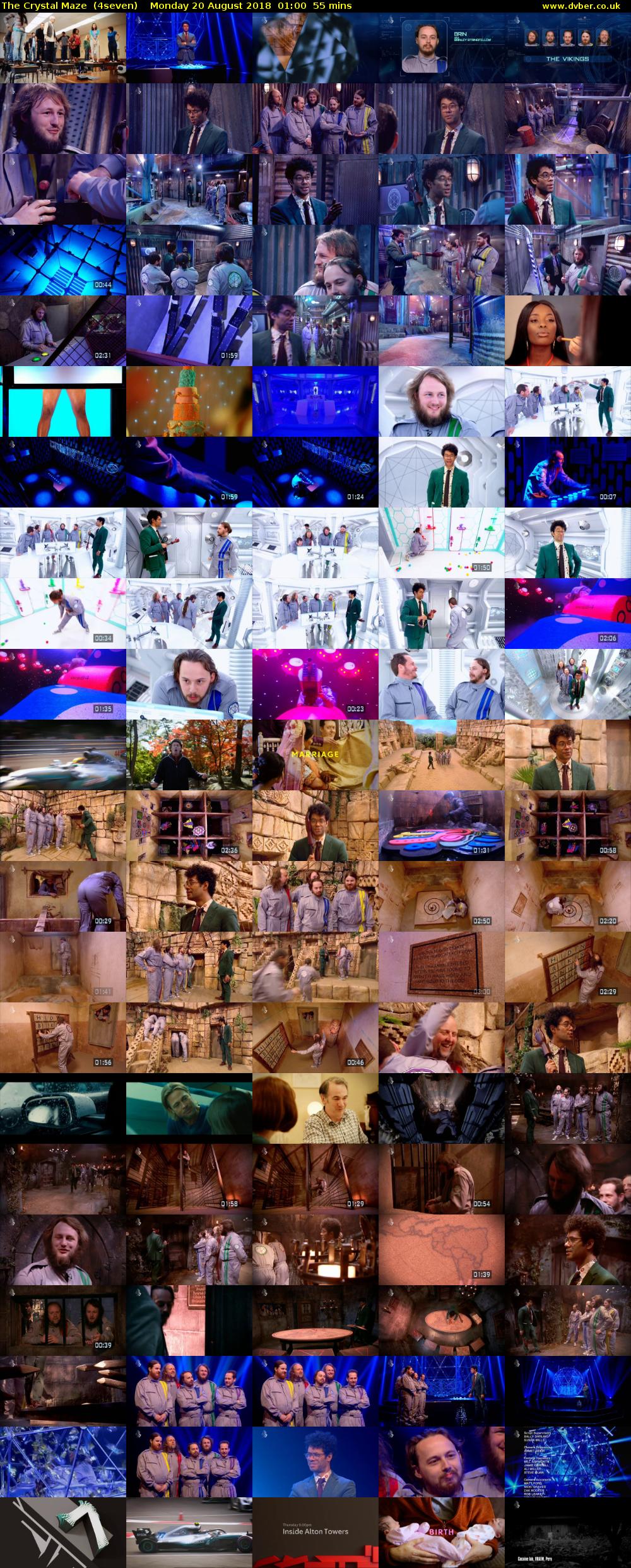 The Crystal Maze  (4seven) Monday 20 August 2018 01:00 - 01:55