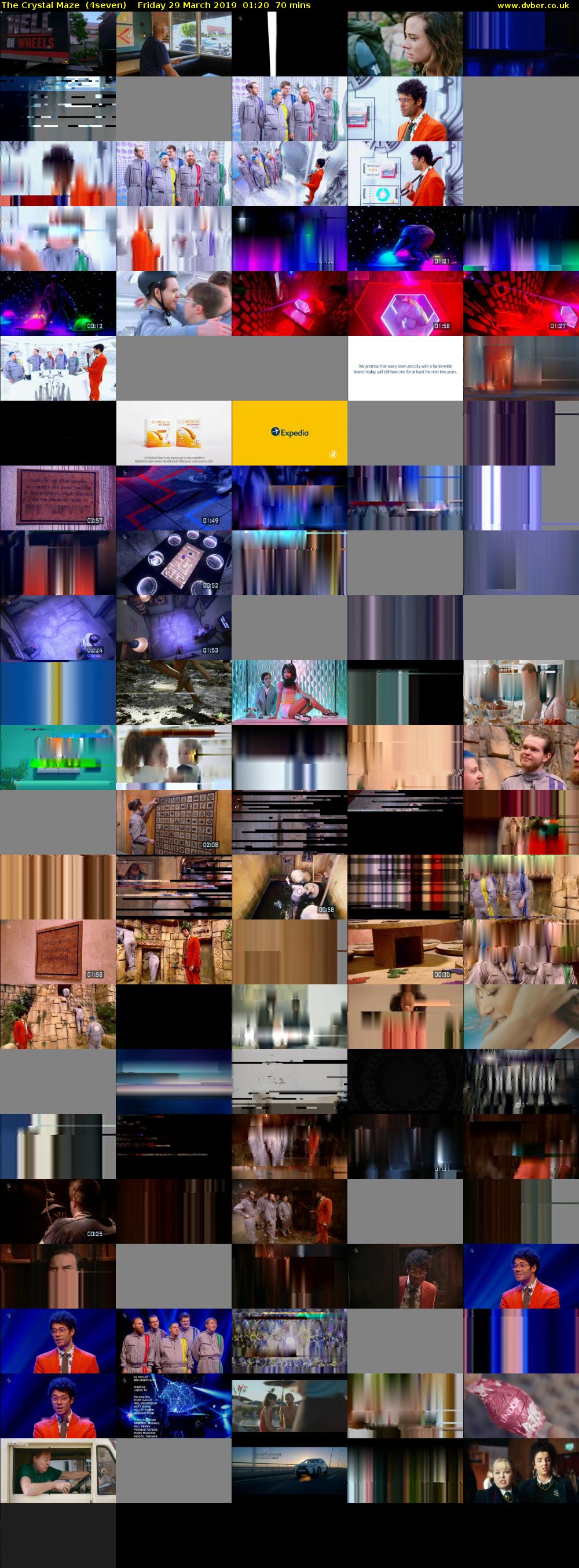 The Crystal Maze  (4seven) Friday 29 March 2019 01:20 - 02:30