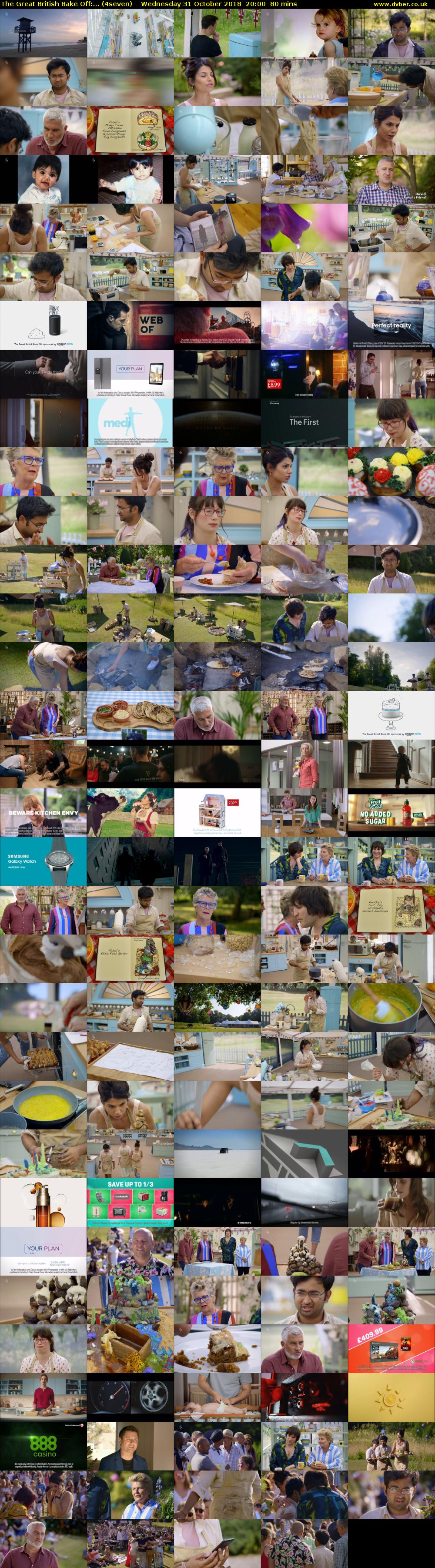 The Great British Bake Off:... (4seven) Wednesday 31 October 2018 20:00 - 21:20